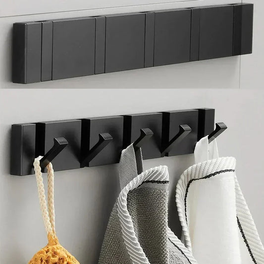 Foldable Stainless Steel Wall Hook for Space-Saving Storage