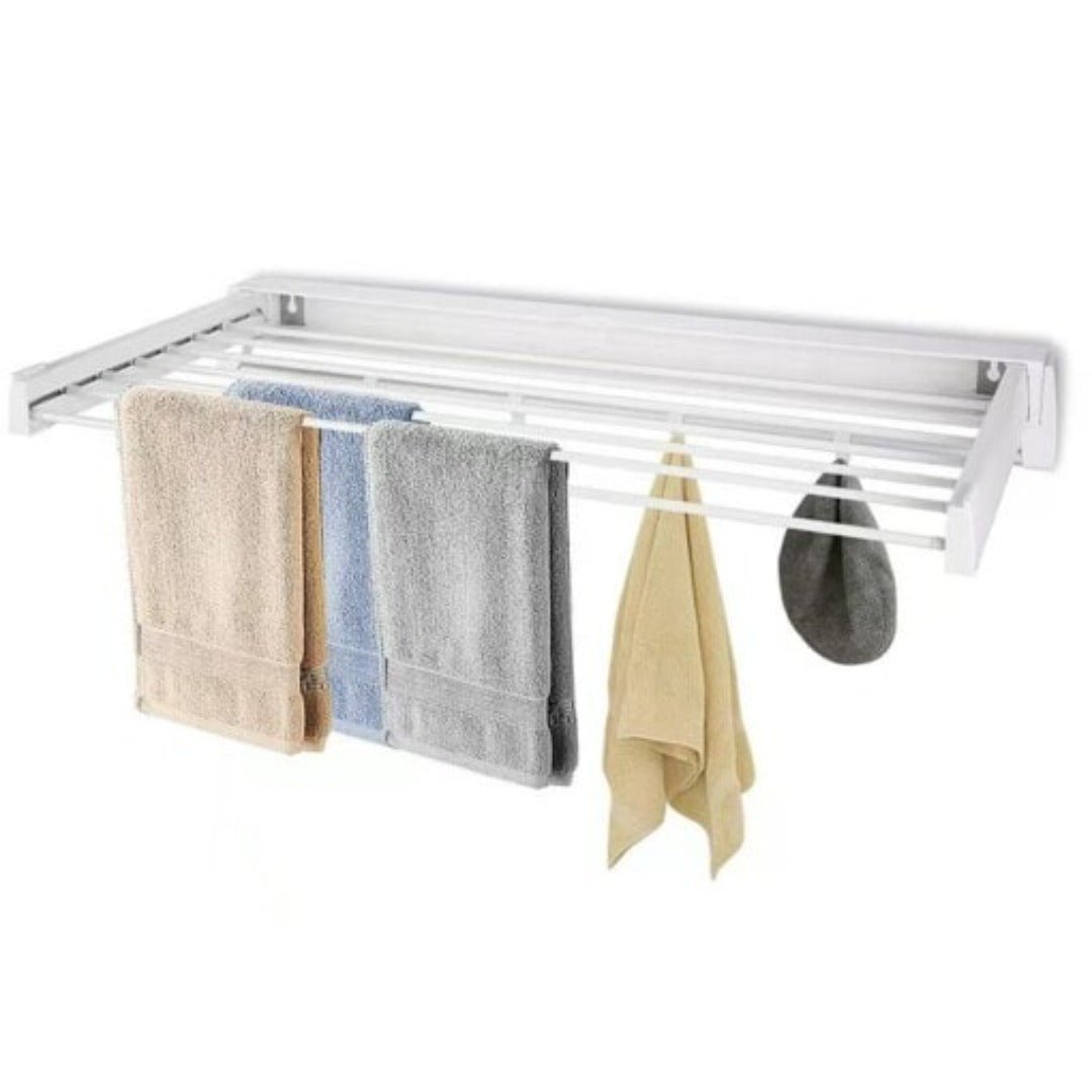 Foldable Wall Mounted Drying Rack Space Saving Laundry Rack