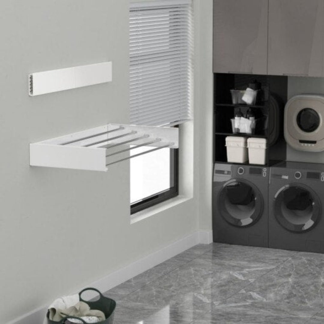 Foldable Wall Mounted Drying Rack Space Saving Laundry Rack