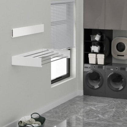Foldable Wall Mounted Drying Rack Space Saving Laundry Rack