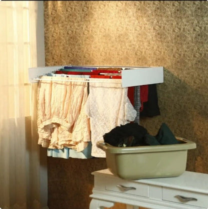 Foldable Wall Mounted Drying Rack Space Saving Laundry Rack