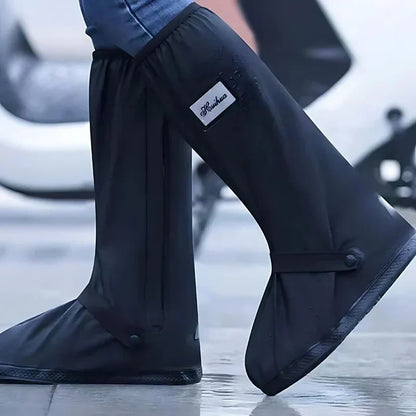 Foldable Waterproof Non-Slip Shoe Covers with Zipper