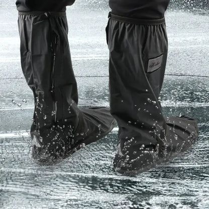 Foldable Waterproof Non-Slip Shoe Covers with Zipper