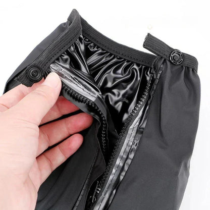 Foldable Waterproof Non-Slip Shoe Covers with Zipper