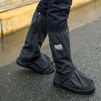 Foldable Waterproof Non-Slip Shoe Covers with Zipper