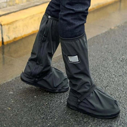 Foldable Waterproof Non-Slip Shoe Covers with Zipper