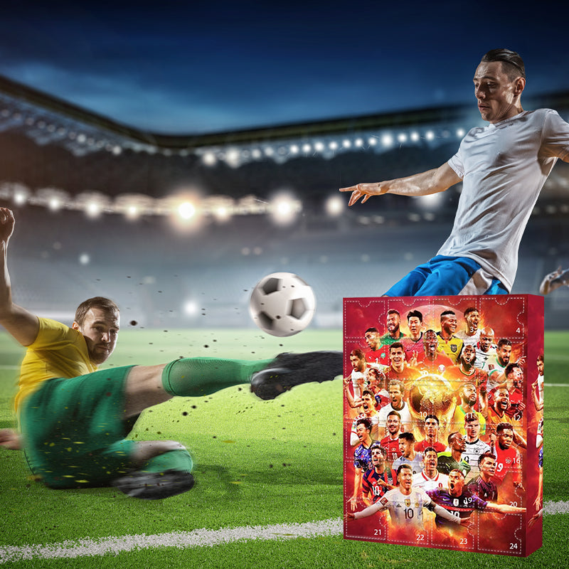 Football Advent Calendar 2026 with 24 Daily Surprise Gift Boxes