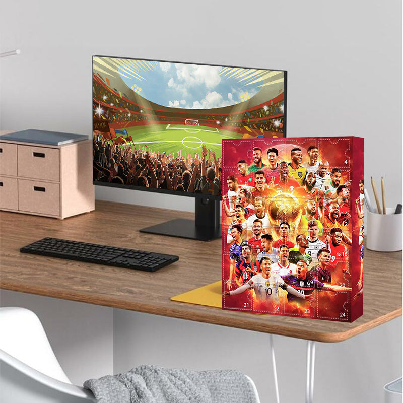 Football Advent Calendar 2026 with 24 Daily Surprise Gift Boxes