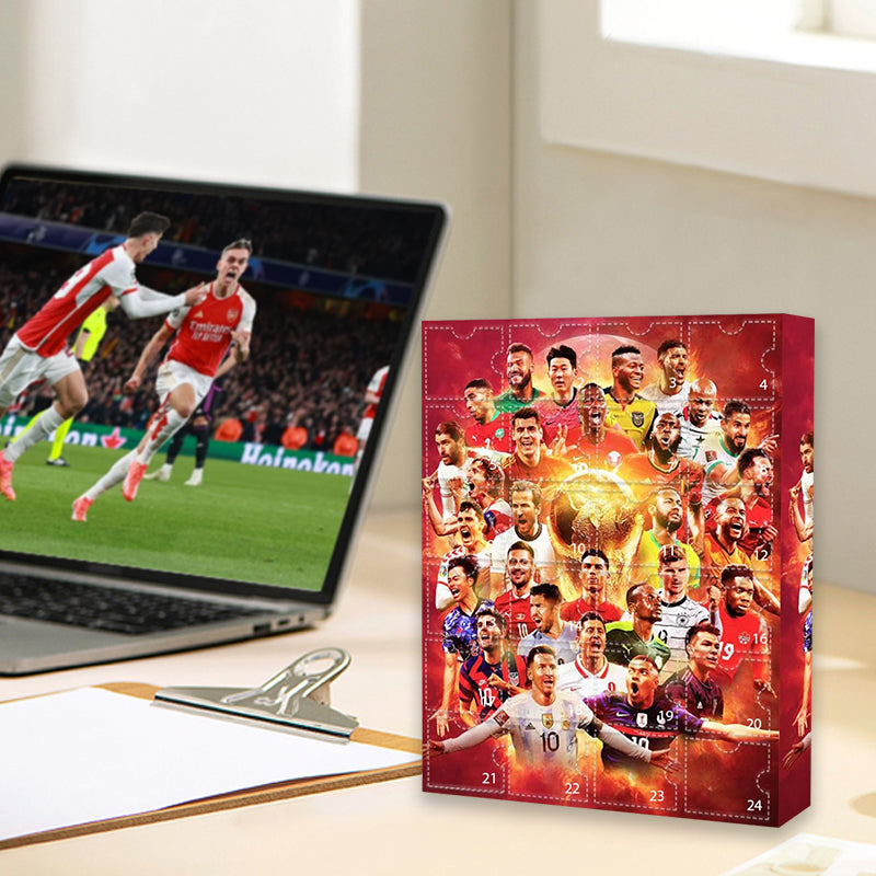 Football Advent Calendar 2026 with 24 Daily Surprise Gift Boxes