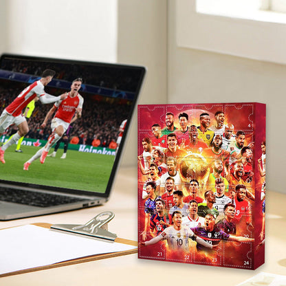 Football Advent Calendar 2026 with 24 Daily Surprise Gift Boxes