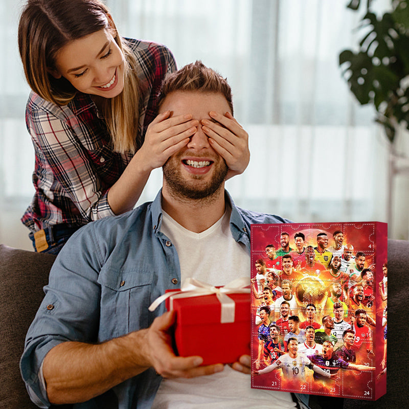 Football Advent Calendar 2026 with 24 Daily Surprise Gift Boxes