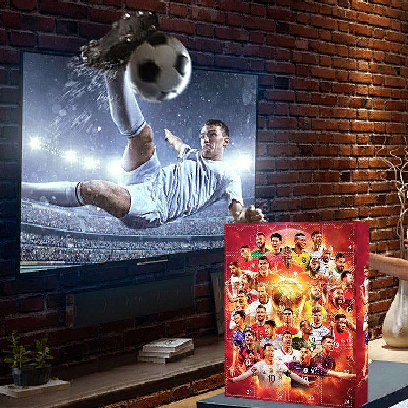 Football Advent Calendar 2026 with 24 Daily Surprise Gift Boxes
