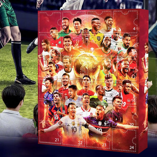 Football Advent Calendar 2026 with 24 Daily Surprise Gift Boxes