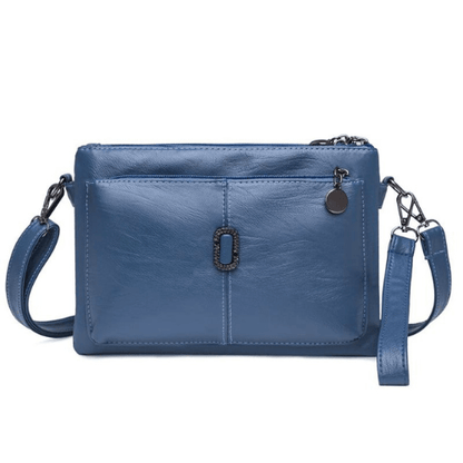 Fosh Women’s Leather Shoulder Bag – Compact Elegant Everyday Handbag