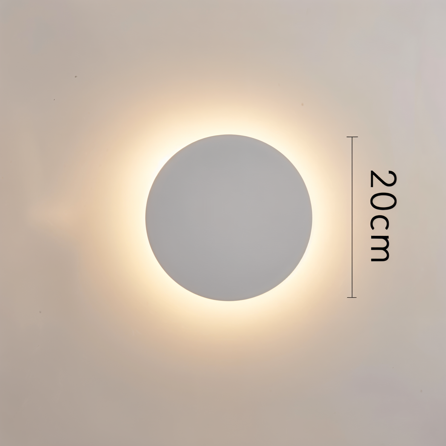 FullHalo Round LED Wall Light Modern Minimalist Ambient Lamp