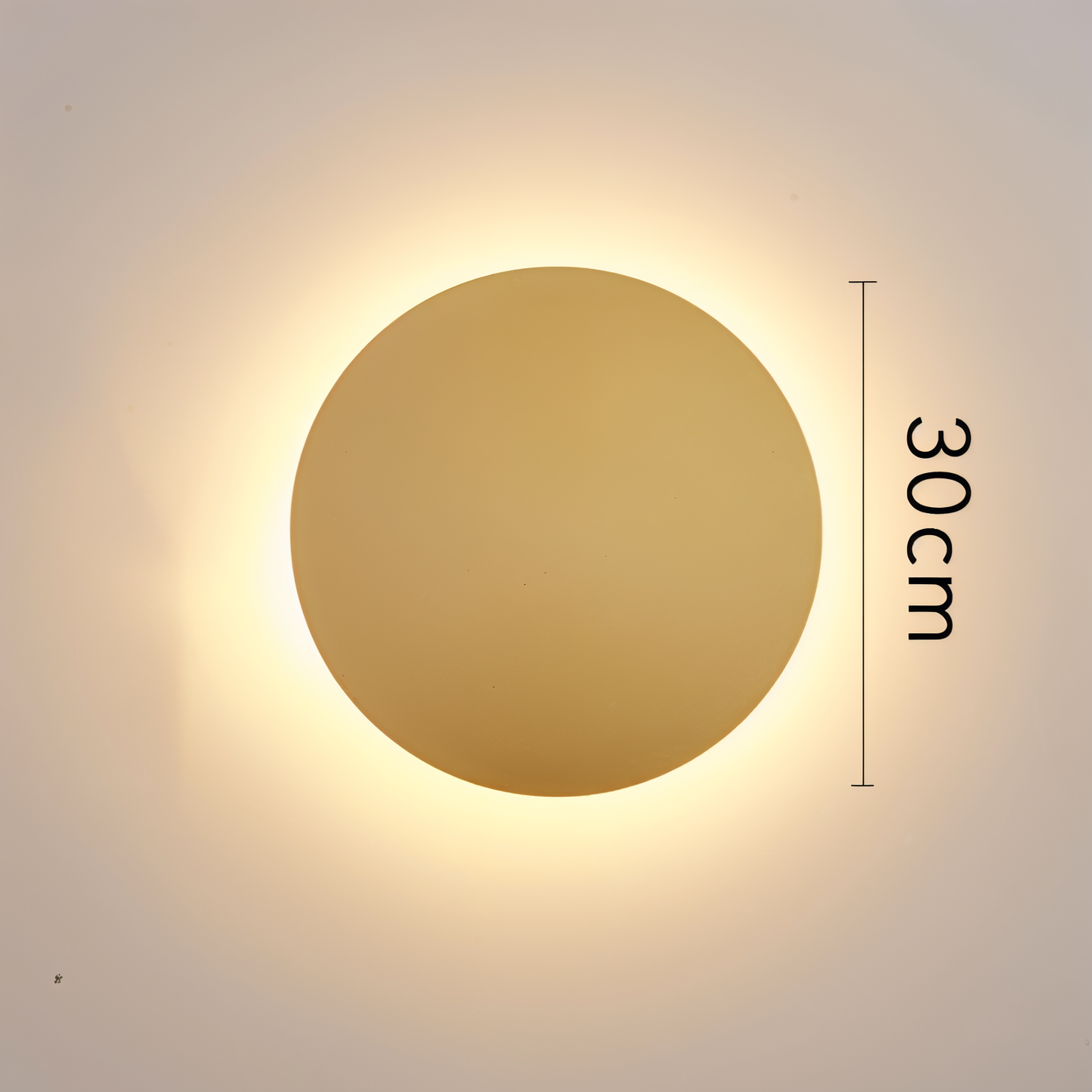 FullHalo Round LED Wall Light Modern Minimalist Ambient Lamp