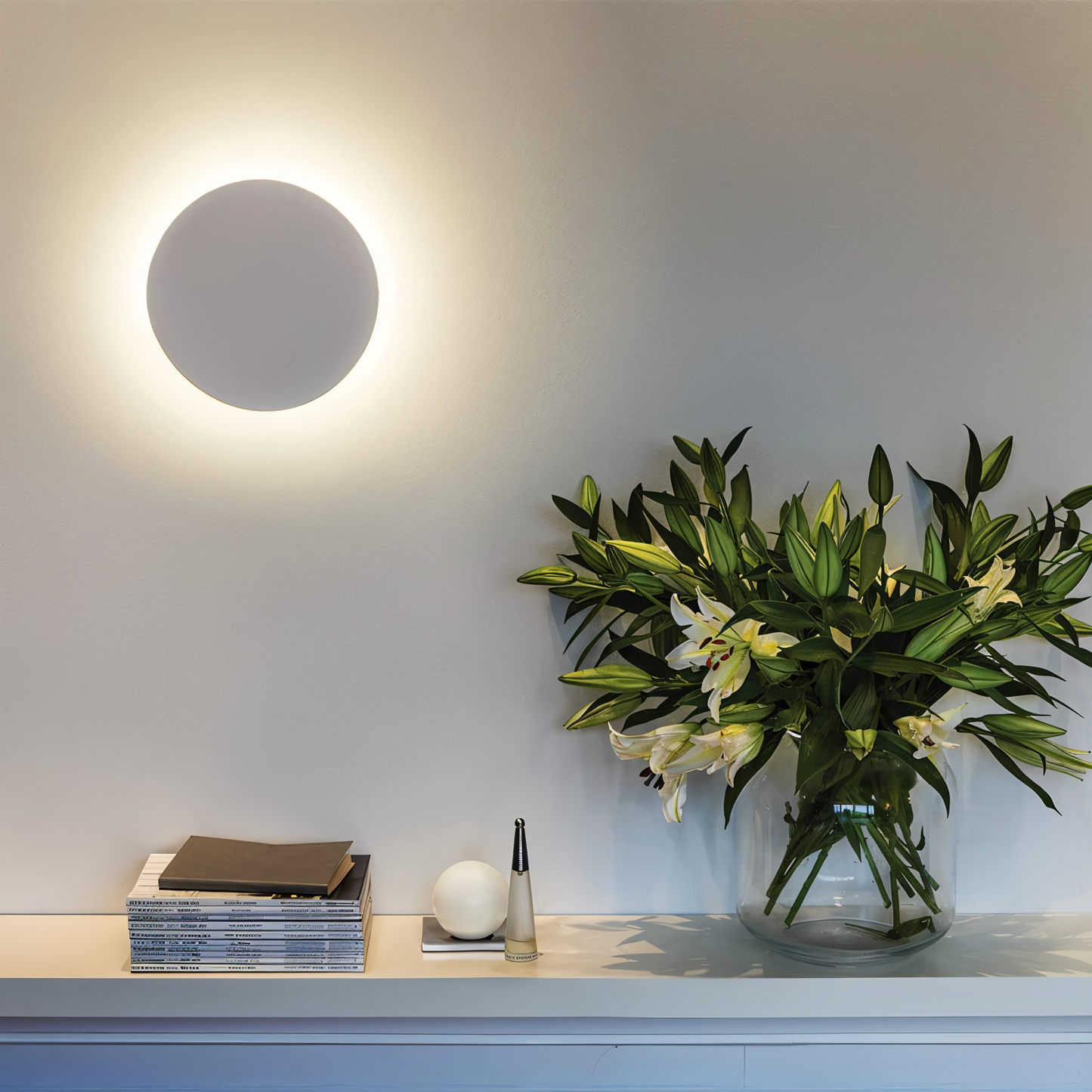FullHalo Round LED Wall Light Modern Minimalist Ambient Lamp