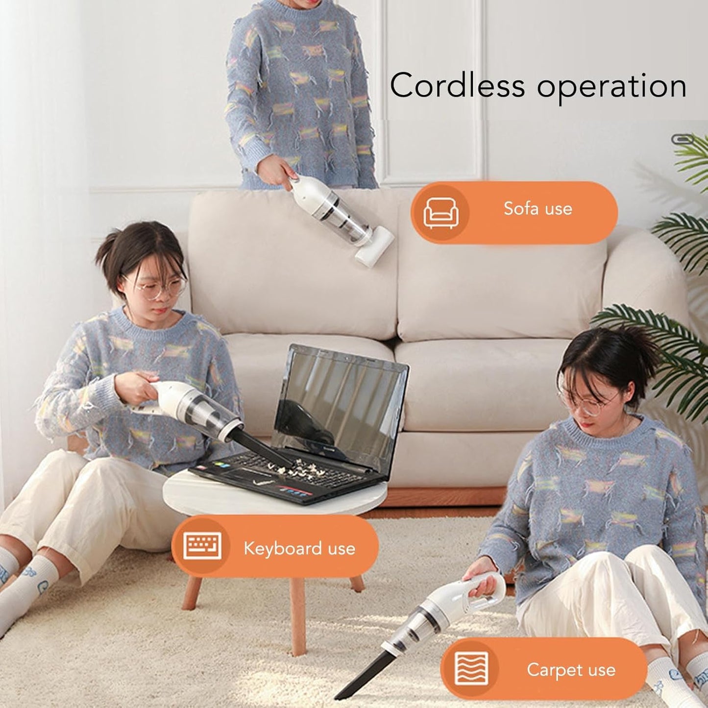 FurMaster Handheld Vacuum Cleaner with Strong Suction for Pet Hair and Everyday Cleaning