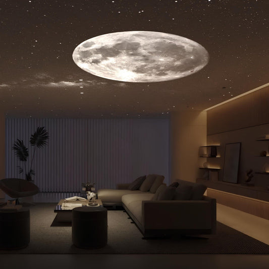 Lampada notturna proiettore di galassie con display a disco spaziale