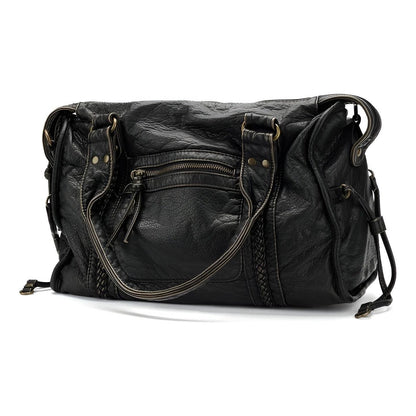 Genuine Leather Shoulder Bag Elegant Everyday Work Handbag