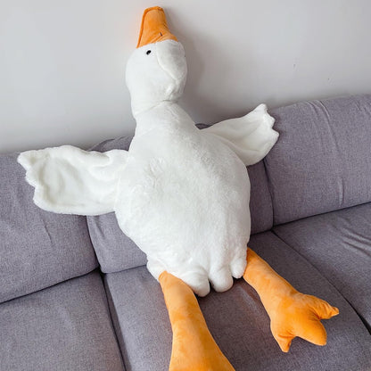 Giant Goose Plush Toy Soft Cuddly Pillow in Multiple Sizes