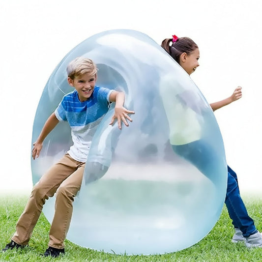 Pelota burbuja gigante inflable de TPR, juguete de juego activo para exteriores