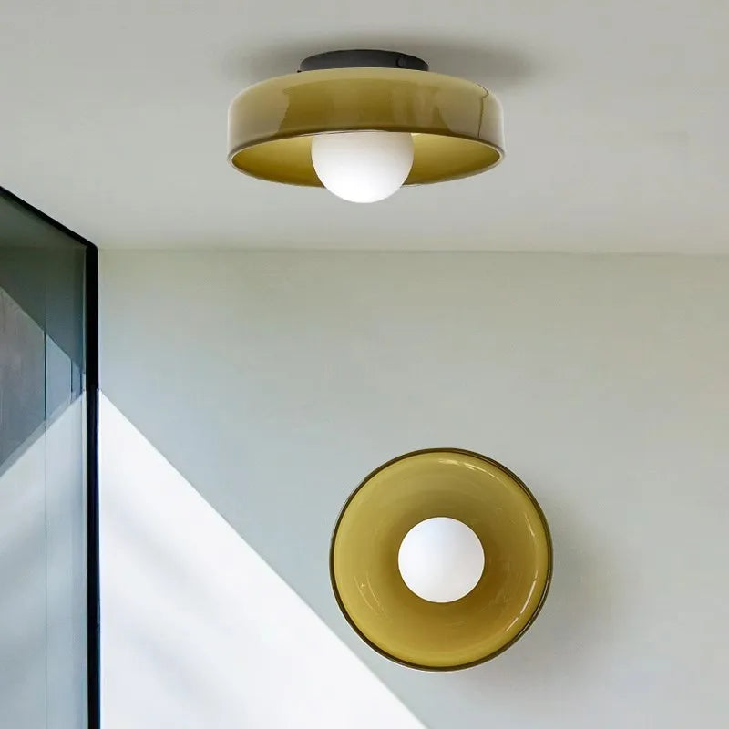GlassGlow Nordic Glass Ceiling Pendant Light