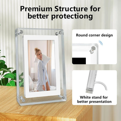 GlowFrame Digital Photo Frame HD Multimedia Display