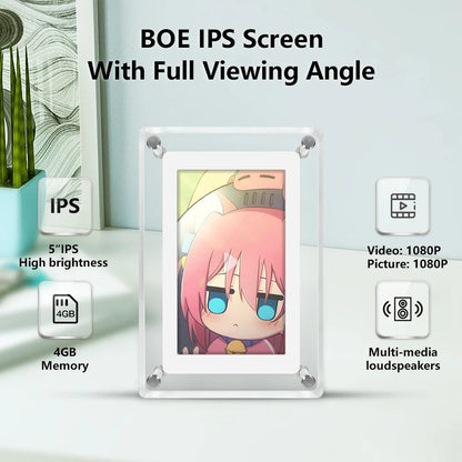 GlowFrame Digital Photo Frame HD Multimedia Display