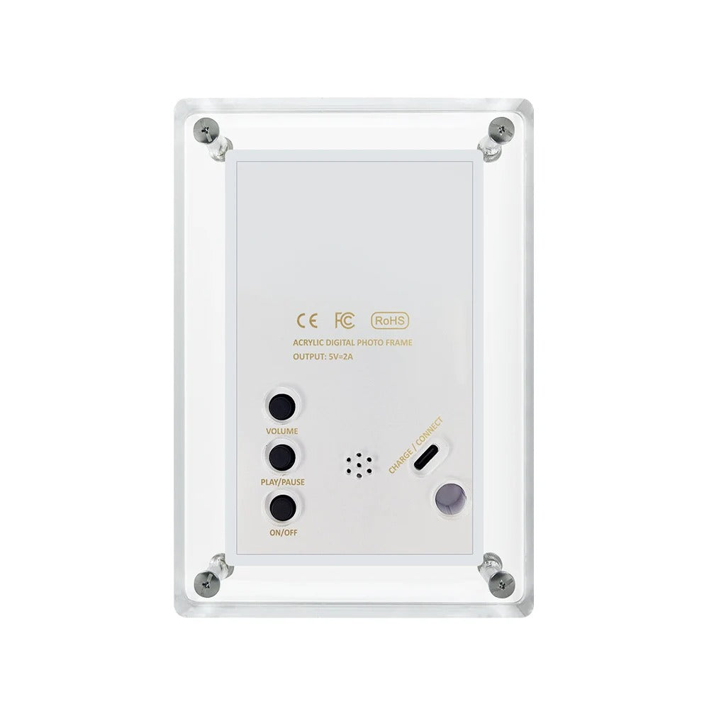 GlowFrame Digital Photo Frame HD Multimedia Display