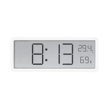 GlowTime Digital LED Wall Clock with Temperature and Humidity Display
