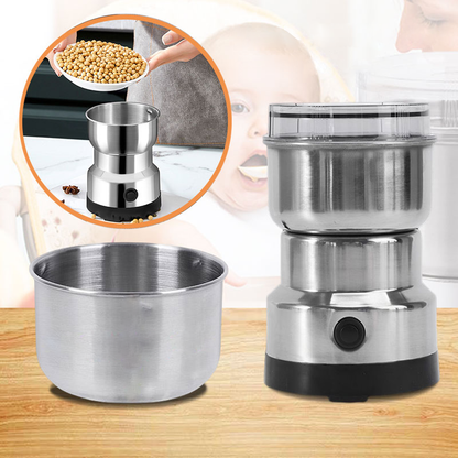 GrindMaster Electric Spice and Coffee Grinder with Stainless Steel Blades