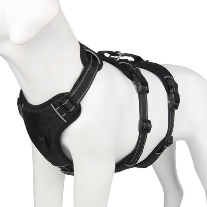 GripGuard Reflective No Pull Dog Harness with Adjustable Secure Fit