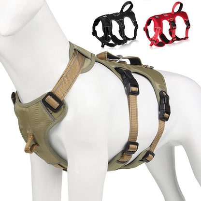 GripGuard Reflective No Pull Dog Harness with Adjustable Secure Fit