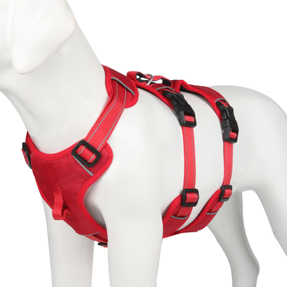 GripGuard Reflective No Pull Dog Harness with Adjustable Secure Fit