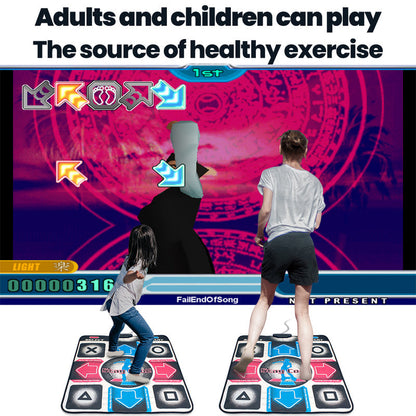 GroovePlay Dance Mat – Interactive TV & PC Fitness Game for All Ages