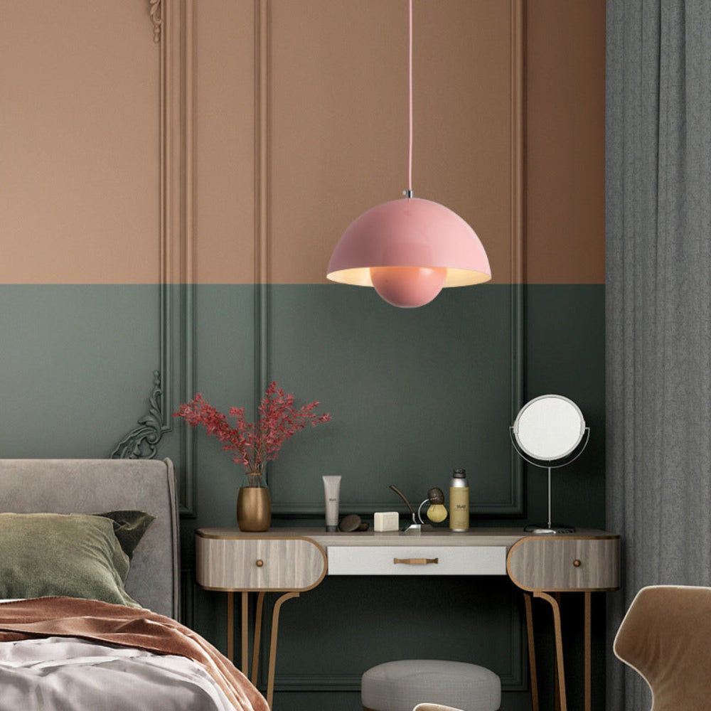 Half Circle Colourful Chandelier Modern Scandinavian Ceiling Light
