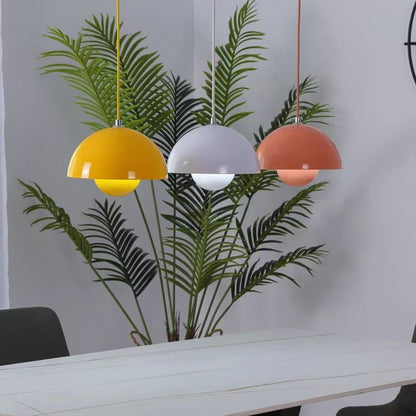 Half Circle Colourful Chandelier Modern Scandinavian Ceiling Light