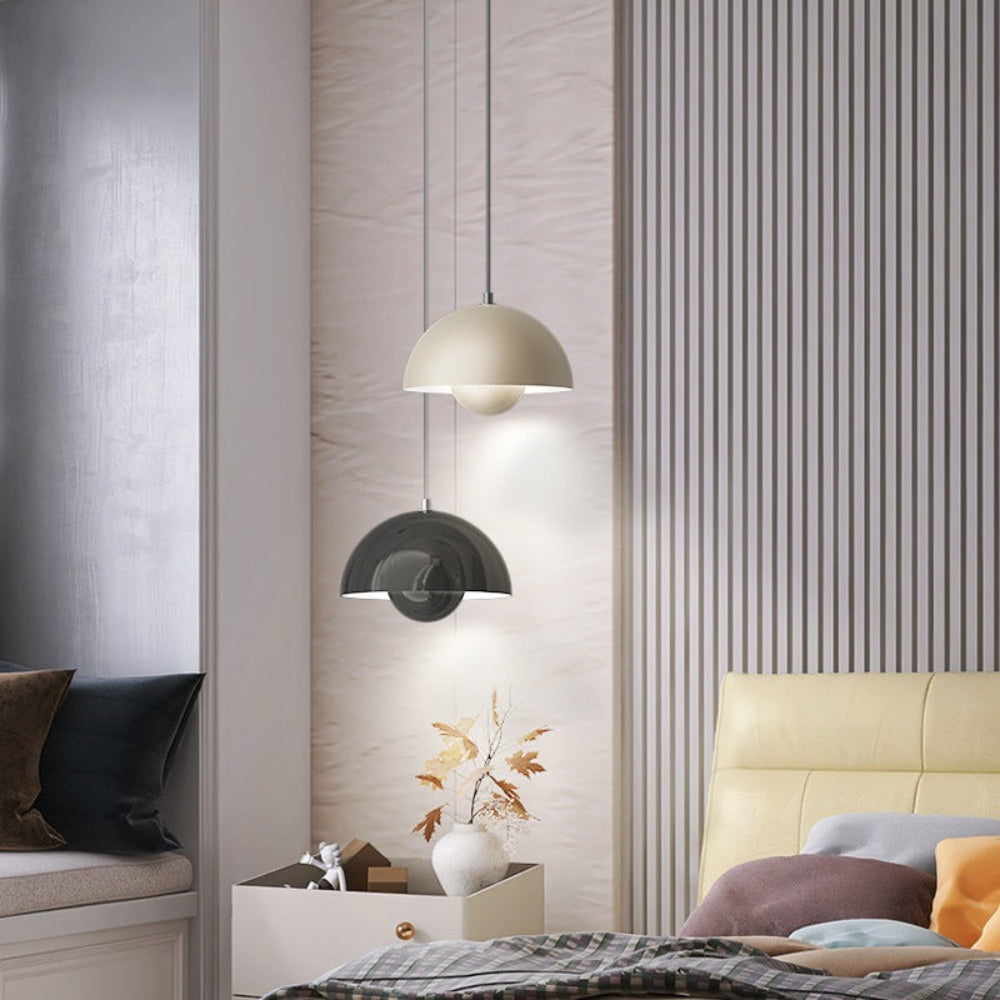 Half Circle Colourful Chandelier Modern Scandinavian Ceiling Light