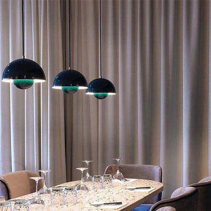 Half Circle Colourful Chandelier Modern Scandinavian Ceiling Light