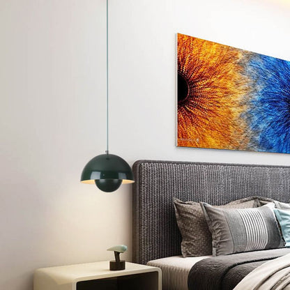 Half Circle Colourful Chandelier Modern Scandinavian Ceiling Light