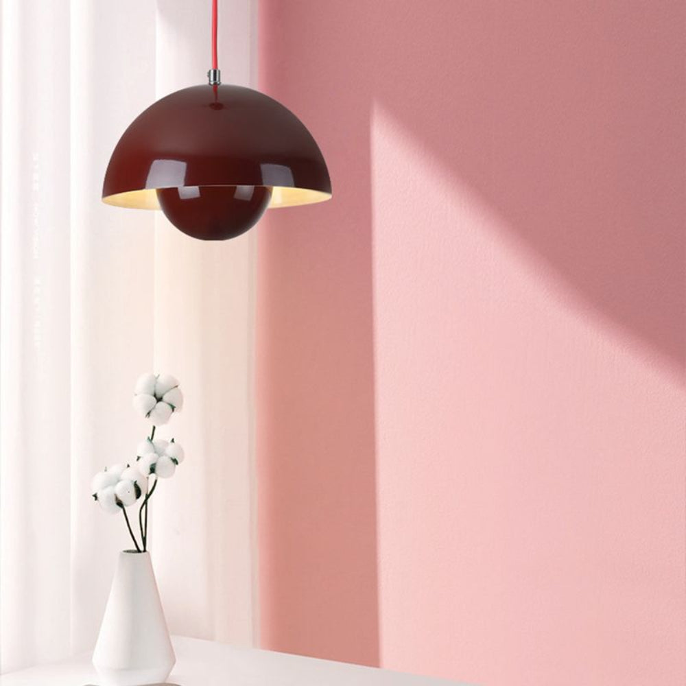 Half Circle Colourful Chandelier Modern Scandinavian Ceiling Light