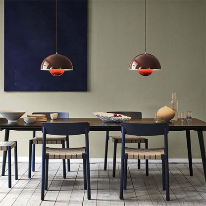 Half Circle Colourful Chandelier Modern Scandinavian Ceiling Light