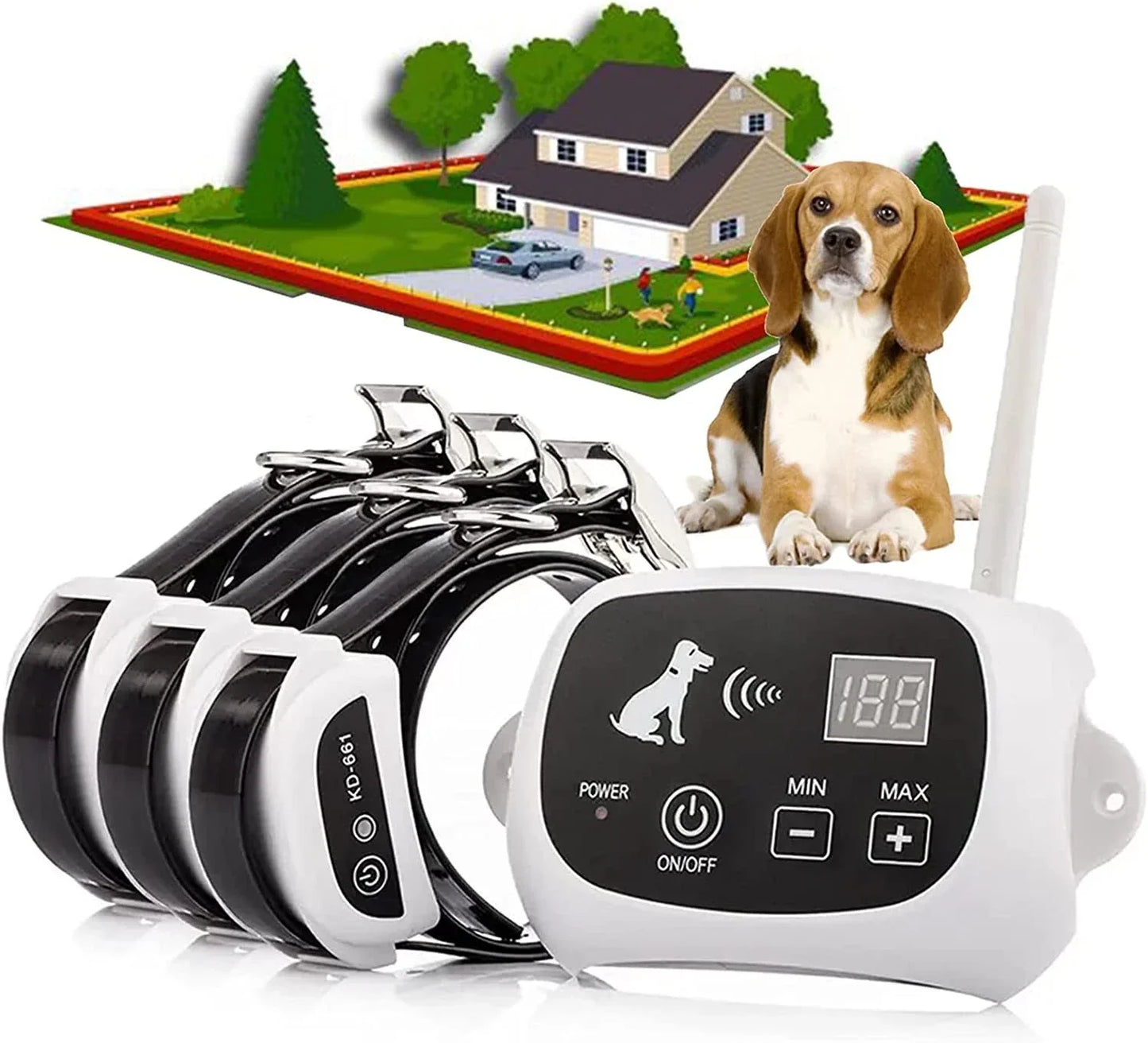 HaloGuard Wireless Dog Fence – Safe Boundary & Training System