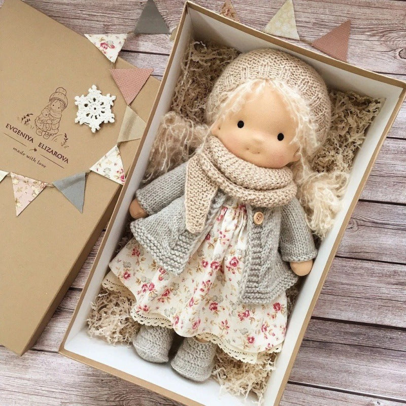 Handmade Waldorf Doll Soft Natural Toy for Imaginative Play