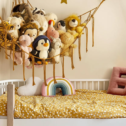 Hangmat voor speelgoedopslag van macramé Organizer voor knuffeldieren Kamerdecoratie