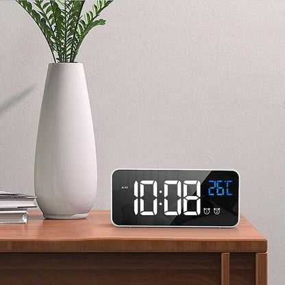 Harmonix Smart LED Alarm Clock with Music and Temperature Display