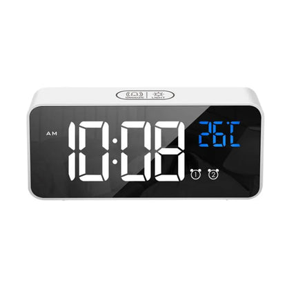 Harmonix Smart LED Alarm Clock with Music and Temperature Display