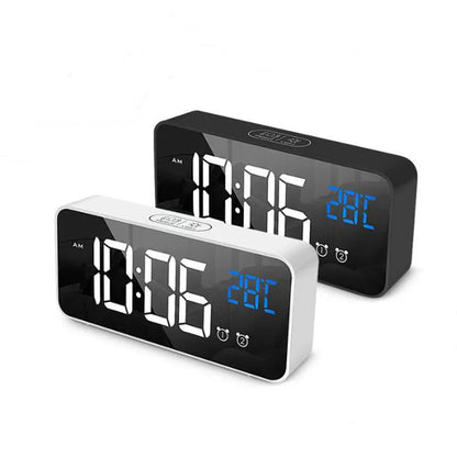 Harmonix Smart LED Alarm Clock with Music and Temperature Display
