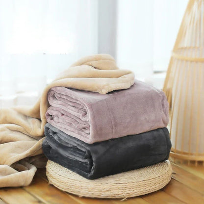 Beheizte Decke, USB-betrieben, Plüsch-Fleece, elektrische Kuscheldecke, drei Heizstufen, Aufbewahrungstasche